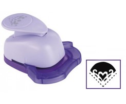 Кутовий дирокол Dalprint Серце 25 мм (JCDZ-210B-9507)