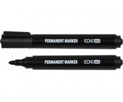 Маркер Economix перманентный 1-3 мм черный (E11608-01)
