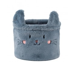 Корзина для хранения Kite Cute Cat 20х16 см плюшевая (K24-3100S-2)