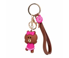 Брелок Yes колекція Line Friends Choco коричневий (559361)