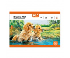 Альбом для малювання Yes Orange Line Pets А4 20 аркушів з перфорацією (130608)