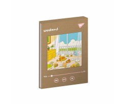 Блокнот Yes Weekend В6 80 листов ячейка крафт (151931)