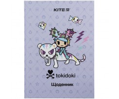 Щоденник шкільний Kite tokidoki А5 48 аркушів бузковий (TK24-262-2)