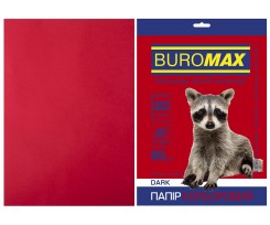 Бумага цветная Buromax Dark А4 50 листов бордовый (BM.2721450-13)