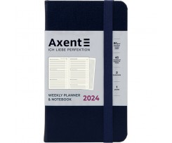 Щотижневик 2024 Axent Pocket Strong 90х150 мм 96 аркушів синій (8508-24-02-A)