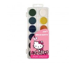 Фарби акварельні Kite Hello Kitty, в пластиковому пеналі, 12 кольорів (hk17-061)