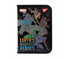 Папка факультативна Yes Marvel.Avengers A4 на блискавці чорна (491972)