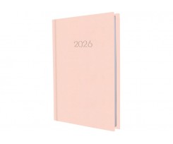 Дневник датированный 2026 Economix Confetti A5 336 страниц розовый (E21613-09)