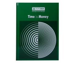 Книга учета Buromax Time Is Money А4 96 листов клетка зеленая (BM.2400-104)