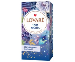 Чай Lovare 1001 Nights 24 пакетики бленд чорного та зеленого (lv.16508)