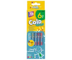 Набір з 6-ти гелевих ручок Cool for School Cold Shine 1.0 мм асорті (CF11919)