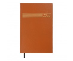 Дневник датированный 2026 Buromax Time A5 320 страниц коричневый (BM.21168-25)