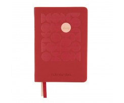 Щоденник датований 2025 Leo Planner Circolo A6 352 сторінки бордовий (252597)