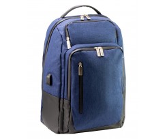 Рюкзак Optima 46x32x20 см 26-35 л синий (O96913-02)