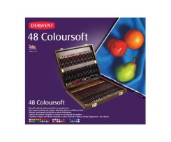 Набір кольорових олівців Derwent Coloursoft 48 кольорів (2301660)