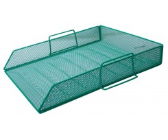 Лоток для бумаги Buromax 335х275х78 мм зеленый (BM.6254-04)