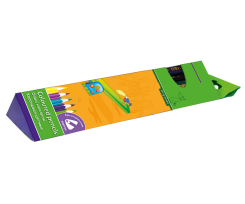 Олівці кольорові ZiBi COMFORT JUMBO 12 кольорів, 4мм(ZB.2407)