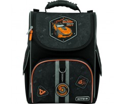 Рюкзак шкільний каркасний Kite Education Burn Out 35х25х13 см чорний (K22-501S-7 (LED))