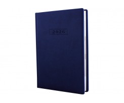 Дневник датированный 2026 Optima Vivella A5 352 страницы синий (O25230-24)