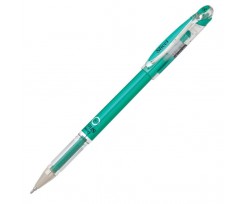 Ручка гелева Pentel "Slicci", 0.4 мм, металевий зелений (BG 208МD-Х)
