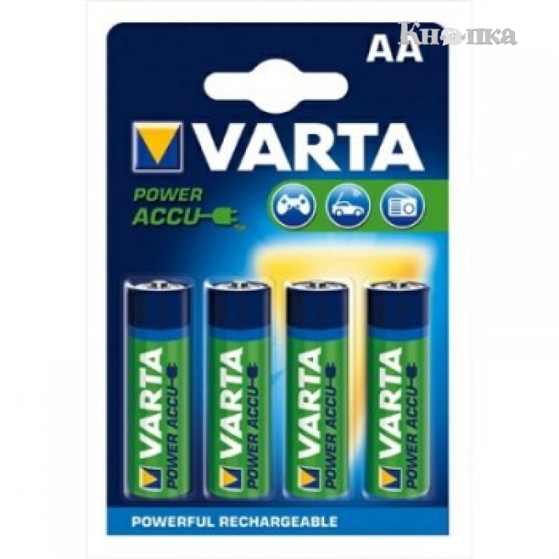 Батарейки Varta Longlife Max Power AA BLI 4 Alkaline 4 штуки упаковка (LR03)