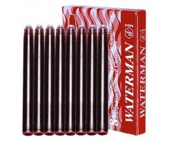 Картриджі Waterman для ручок 8 штук червоний (52 004)