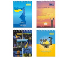 Блокнот Buromax Patriot Kyiv А6 48 листов ячейка (BM.24645105)