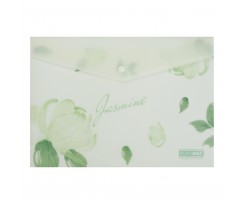Папка-конверт Buromax Jasmine Arabeski на кнопке A4 полипропилен мятная (BM.3943-38)