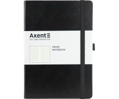 Книга записна Axent Partner Prime A5 96 аркушiв клiтинка чорна (8305-01-A)