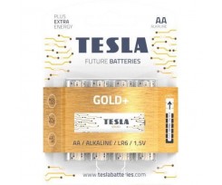 Батарейка Tesla Battery Alkaine AA 1.5V/4PCS Gold 4 шт (8594183392257)