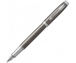 Ручка перьевая Parker IM Premium Dark Espresso Chiselled (24311)