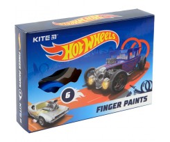 Фарби пальчикові Kite Hot Wheels 6 кольорів (HW22-064)