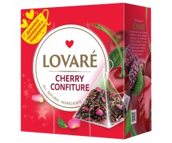 Чай Lovare Cherry Confiture 15 пакетиків бленд чорного та зеленого (lv.74582)