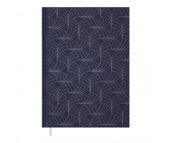 Дневник недатированный Buromax Velvet A5 288 страниц линия синий (BM.2025-02)