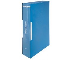 Папка Buromax с 80 файлами А4 полипропилен синяя (BM.3628-02)