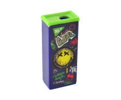 Точилка з контейнером YES Smile World Pattern прямокутна (620431)