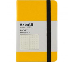 Книга записна Axent Partner A6- 96 аркушiв крапка жовта (8309-08-A)