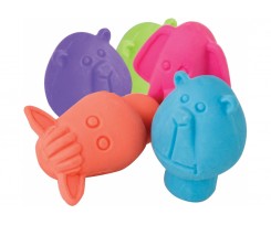 Гумка-насадка на олівець Cool for school Animal World 23х16х15 мм асорті  (CF81735-99)
