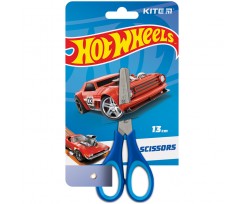 Ножницы детские Kite Hot Wheels с резиновыми вставками 13 см (HW23-123)