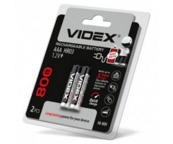 Аккумуляторы Videx HR03/AAA 800MAH, 2шт. (*63065)