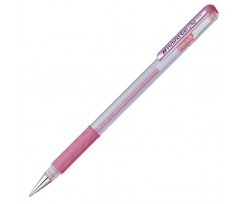 Ручка гелева Pentel гибрид, 0.4 мм, рожевий (K118-MP)