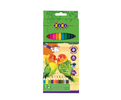 Карандаши цветные ZiBi,SOFT 12 цветов, 2,9 мм(ZB.2410)