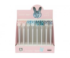 Ручка шариковая Maxi Crystal Rabbit 0.6 мм синий (Z19022)