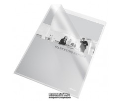 Папка-угол Esselte Standard без застежки A4 10 штук прозрачные (54820)