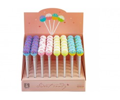 Ручка кулькова Maxi Sweet candy 0.6 мм синій (Z19163)