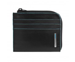 Кредитница Piquadro BL SQUARE с монетницей черная (PU3410B2_N)