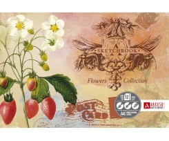 Скетчбук Аркуш Полуниця A4 12 аркушів нелінований світло-коричневий (1SBA41502)