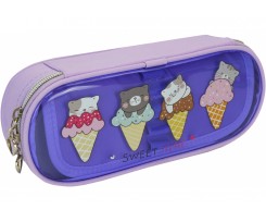 Пенал Cool For School 1 відділення бузковий (CF87228)