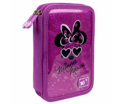 Пенал жесткий Yes Minnie Mouse двойной 13х21х4 см фиолетовый (533102)