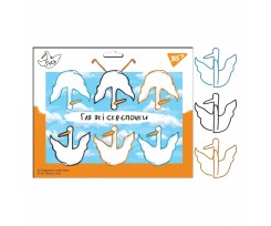 Скрепки фигурные YES Гусь 6 шт в наборе (140187)